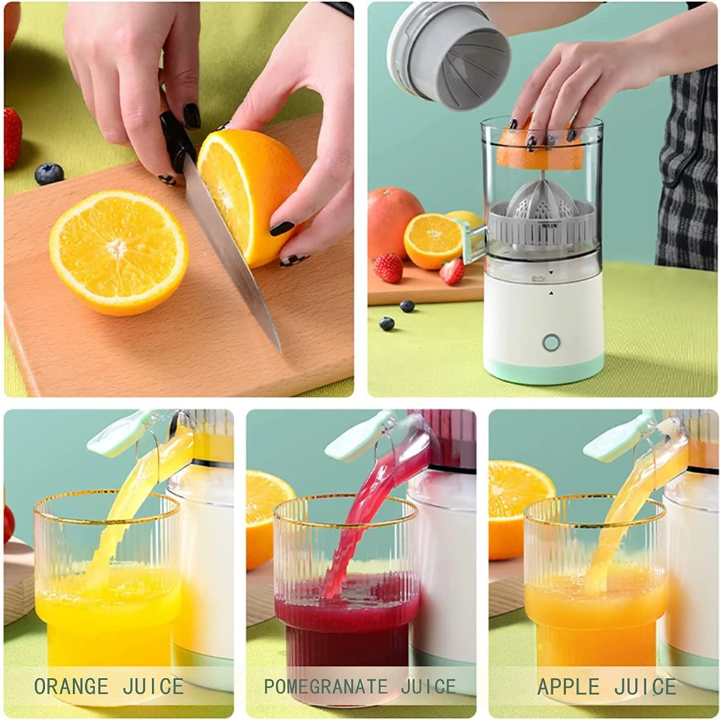 Portable Citrus Squeezer & Presser – Manual Lemon & Orange Juicer