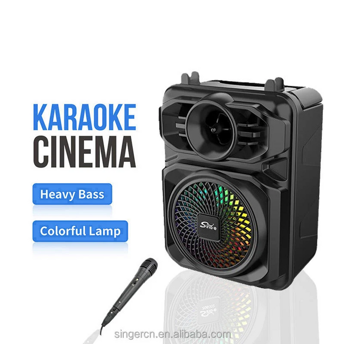 Sing-e ZQS1361 Portable Karaoke Speaker – 3 Inch