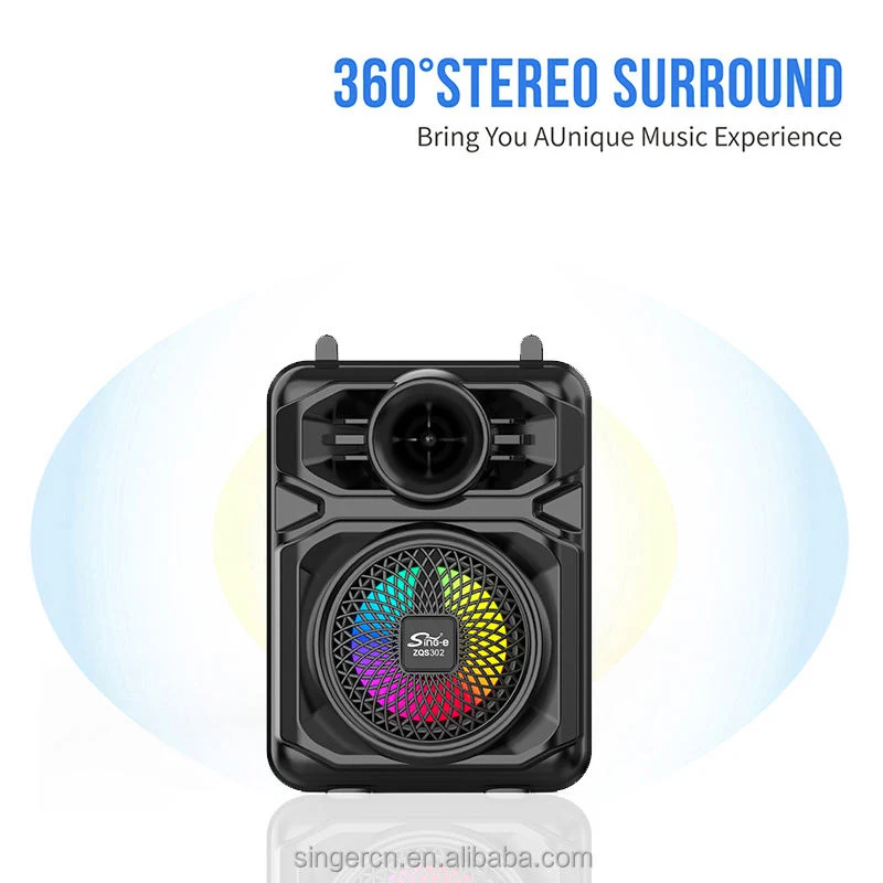 Sing-e ZQS1361 Portable Karaoke Speaker – 3 Inch