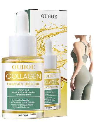 OUHOE Compact Body Oil – Nourishing Moisturizing Body Oil for Smooth, Soft & Radiant-Looking Skin