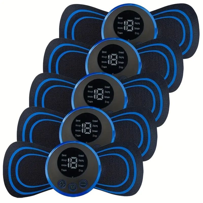 Rechargeable Electric Neck & Shoulder Massager – Smart EMS Muscle Relaxation Pad